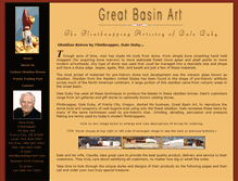 Tablet Screenshot of greatbasinart.com